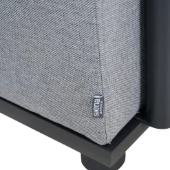 Loungemöbel*SIENA GARDEN Adeyra Loungesessel | Texfabric hellgrau-mix