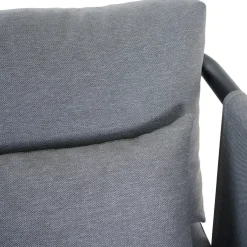 Loungemöbel*SIENA GARDEN Adeyra Loungesessel | Texfabric hellgrau-mix