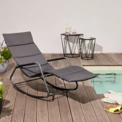 Gartenliegen*SIENA GARDEN Aliano Schaukelliege | RANOTEX® black