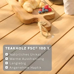 Loungetische*SIENA GARDEN Alvida Loungetisch | Teakholz FSC® 100 % natur