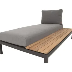 Loungemöbel | Loungesets*SIENA GARDEN Alvida Recamiere links | Ranotex®-Gewebe grau