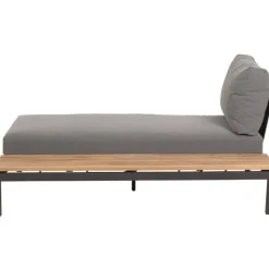Loungemöbel | Loungesets*SIENA GARDEN Alvida Recamiere links | Ranotex®-Gewebe grau