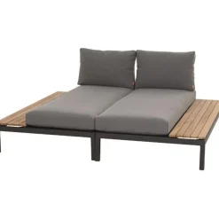 Loungemöbel | Loungesets*SIENA GARDEN Alvida Recamiere links | Ranotex®-Gewebe grau