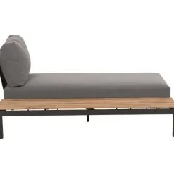 Loungemöbel | Loungesets*SIENA GARDEN Alvida Recamiere rechts | Ranotex®-Gewebe grau