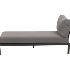 Loungemöbel | Loungesets*SIENA GARDEN Alvida Recamiere rechts | Ranotex®-Gewebe grau