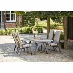 Sesselauflagen*SIENA GARDEN Anka Sesselauflage | Hochlehner 123 cm