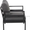 Loungemöbel*SIENA GARDEN Armlehne matt-anthrazit zu Aurelio Lounge Set