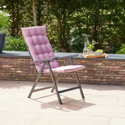 Sesselauflagen*SIENA GARDEN Atria Sesselauflage | Hochlehner 123 cm