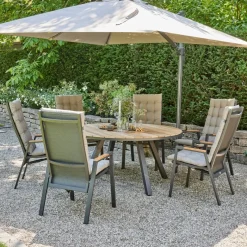 Sesselauflagen*SIENA GARDEN Atria Sesselauflage | Hochlehner 123 cm