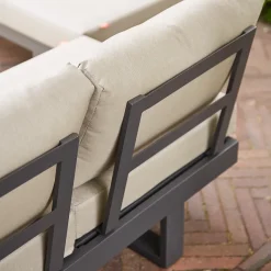 Loungemöbel*SIENA GARDEN Avenia Loungesofa | 3-Sitzer | Aluminium matt anthrazit