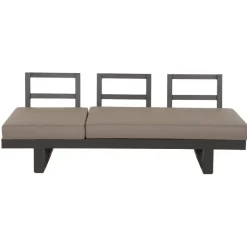 Loungemöbel*SIENA GARDEN Avenia Loungesofa | 3-Sitzer | Aluminium matt anthrazit