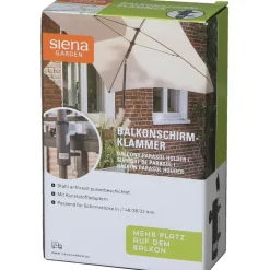 Schirmst盲nder*SIENA GARDEN Balkonschirmklammer