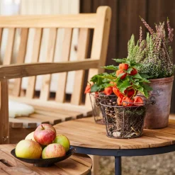 Beistelltische*SIENA GARDEN Baros Beistelltisch-Set | Teakholz FSC® 100 % natur