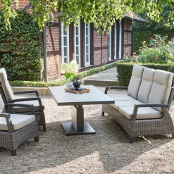 Höhenverstellbare Tische*SIENA GARDEN Bellani Lifttisch | Keramik piniengrau