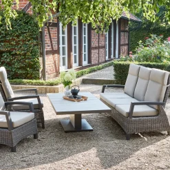 Höhenverstellbare Tische*SIENA GARDEN Bellani Lifttisch | Keramik piniengrau