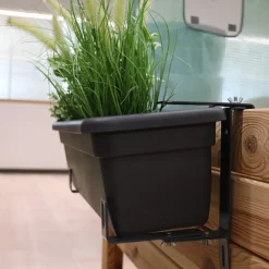 Pflanzgefäße*SIENA GARDEN Blumenkastenhalter mont.Gigant anthrazit, montiert