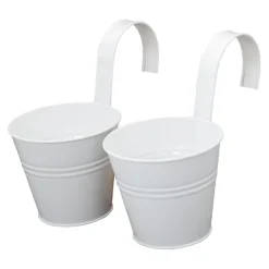 Pflanzgefäße*SIENA GARDEN Blumentopf 2er Set inklusive Halter