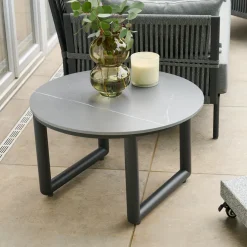 Loungetische*SIENA GARDEN Clifton Loungetisch | sintered stone dunkelgrau