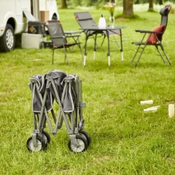 Camping*SIENA GARDEN Comfort Bollerwagen | Polyester anthrazit