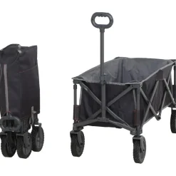Camping*SIENA GARDEN Comfort Bollerwagen | Polyester anthrazit