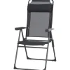 Camping*SIENA GARDEN Comfort Campingstuhl | Ranotex®-Gewebe anthrazit