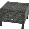 Gartenhocker*SIENA GARDEN Corido Hocker | Rattangeflecht mixed grey