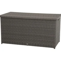 Kissenboxen*SIENA GARDEN Corido Kissenbox | Rattangeflecht charcoal grey