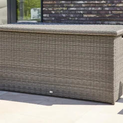 Kissenboxen*SIENA GARDEN Corido Kissenbox | Rattangeflecht charcoal grey