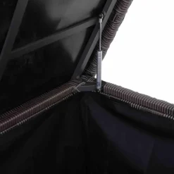 Kissenboxen*SIENA GARDEN Corido Kissenbox | Rattangeflecht charcoal grey