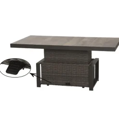 Höhenverstellbare Tische*SIENA GARDEN Corido Lifttisch | Keramik washed-grey