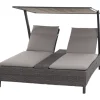 Loungeinseln*SIENA GARDEN Corido Loungeinsel | Rattangeflecht charcoal-grey