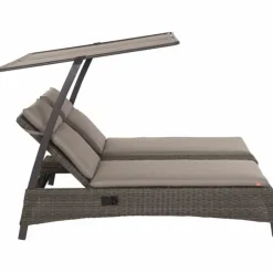 Loungeinseln*SIENA GARDEN Corido Loungeinsel | Rattangeflecht charcoal-grey