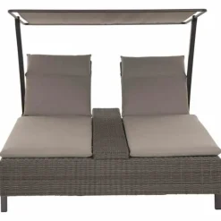 Loungeinseln*SIENA GARDEN Corido Loungeinsel | Rattangeflecht charcoal-grey