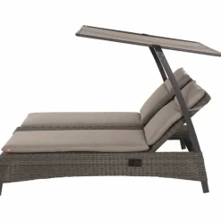 Loungeinseln*SIENA GARDEN Corido Loungeinsel | Rattangeflecht charcoal-grey