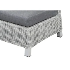 Loungemöbel | Loungesets*SIENA GARDEN Corido Loungesofa | 2-Sitzer mit Armlehne rechts | Rattangeflecht ice-grey