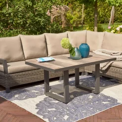 Loungetische*SIENA GARDEN Corido Loungetisch | Keramik washed-grey