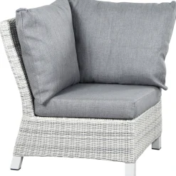 Loungemöbel | Loungesets*SIENA GARDEN Corido Modul Ecke | Rattangeflecht ice-grey