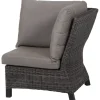 Loungemöbel | Loungesets*SIENA GARDEN Corido Modul Ecke | Rattangeflecht charcoal-grey