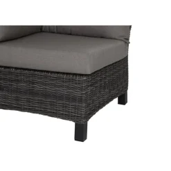 Loungemöbel | Loungesets*SIENA GARDEN Corido Modul Ecke | Rattangeflecht charcoal-grey