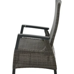 Wintergartenmöbel | Move Sessel*SIENA GARDEN Corido Move Gartensessel | Rattangeflecht charcoal-grey