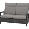 Loungemöbel*SIENA GARDEN Corido Move Loungesofa | 2-Sitzer | Rattangeflecht charcoal-grey