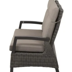 Loungemöbel*SIENA GARDEN Corido Move Loungesofa | 2-Sitzer | Rattangeflecht charcoal-grey