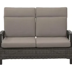 Loungemöbel*SIENA GARDEN Corido Move Loungesofa | 2-Sitzer | Rattangeflecht charcoal-grey