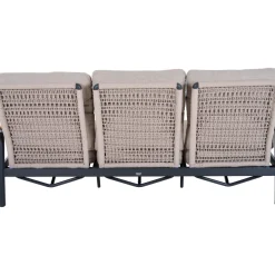 Loungemöbel | Gartenbänke*SIENA GARDEN Cortina Bank | 3-Sitzer | Kordel natur