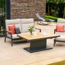 Loungemöbel | Gartenbänke*SIENA GARDEN Cortina Bank | 2-Sitzer | Kordel natur