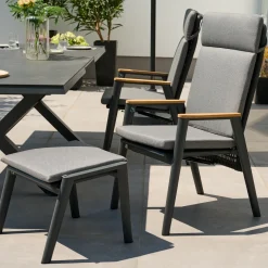 Gartenhocker*SIENA GARDEN Cortina Gartenhocker | RANOTEX® grau