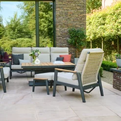 Loungemöbel*SIENA GARDEN Cortina Lounge Move Sessel | natur
