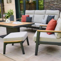 Gartenhocker*SIENA GARDEN Cortina Loungehocker | natur
