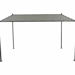 Pavillons*SIENA GARDEN Dach hellgrau zu Levino Pavillon 3x4 Meter
