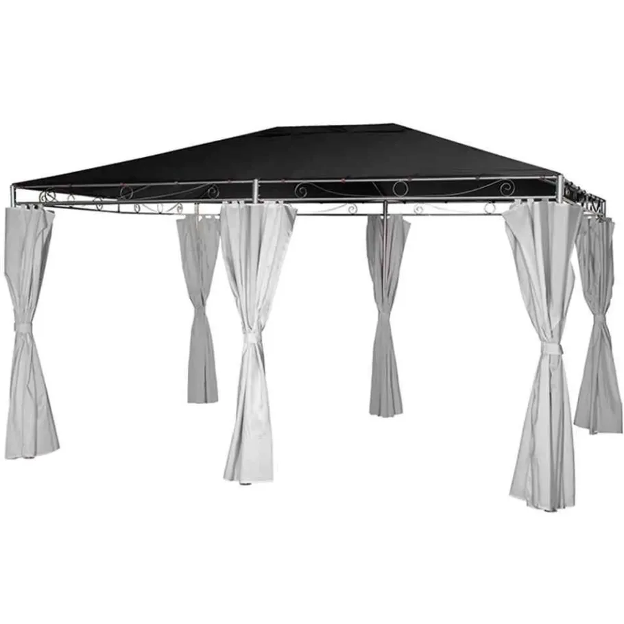 Pavillons*SIENA GARDEN Dachbezug anthrazit zu Toscana Pavillon 3x4 Meter